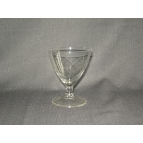 gebruikt glas / kristal glazen 014 a. 7 witte wijnglazen