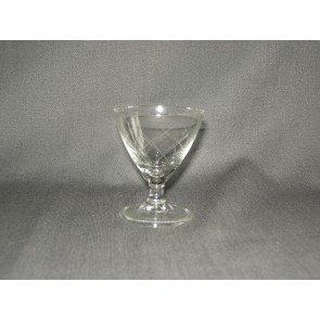 gebruikt glas / kristal glazen 014 d2. 5 borrelglaasjes